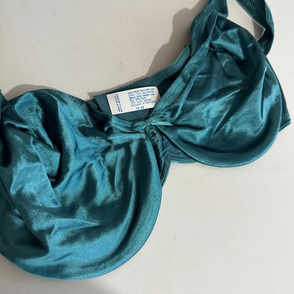 Vintage Maidenform 34D Bra Satin Seduction Stretch Adjustable Straps Nylon Blend - Picture 10 of 10